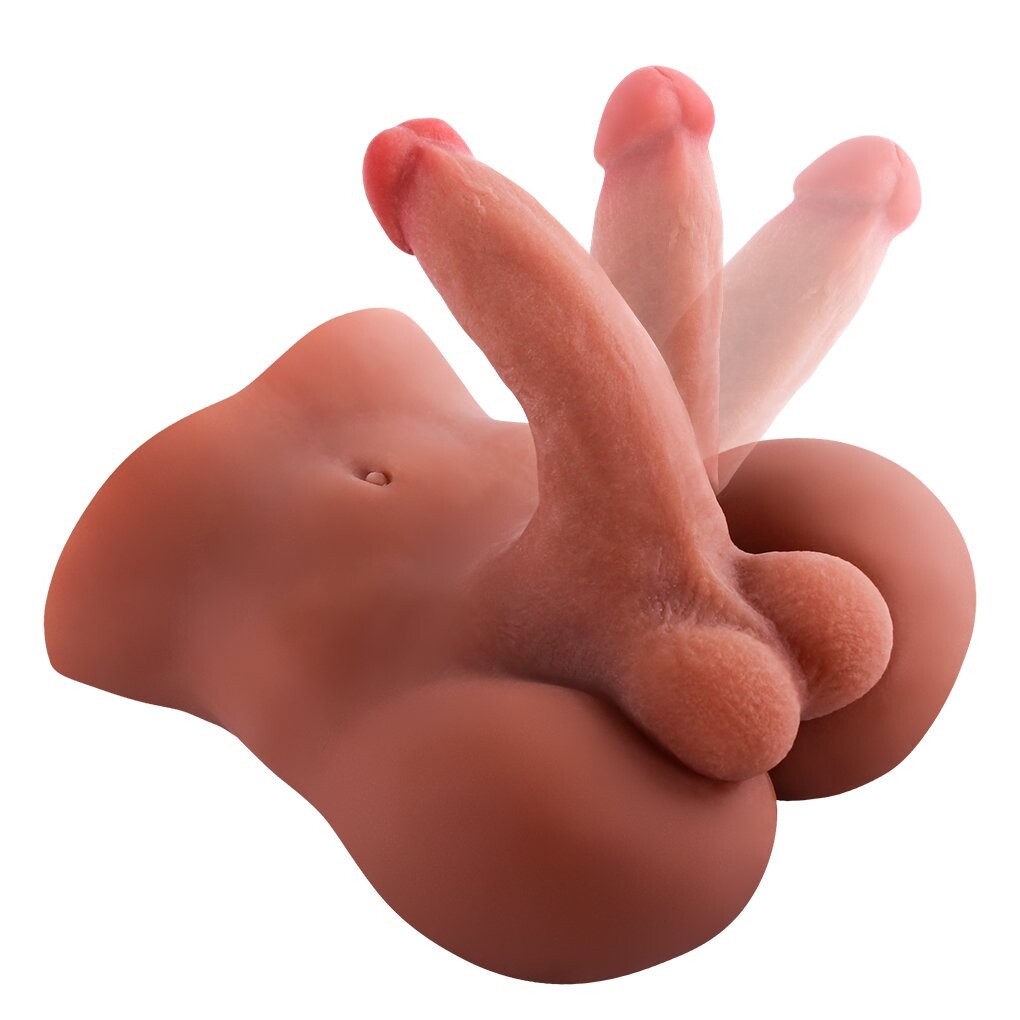 Sekspoppen Torso met Huge Dildo Testikels en Anale Gat voor Gay Mannen Vrouwen 2.83kg | 6.2lbs